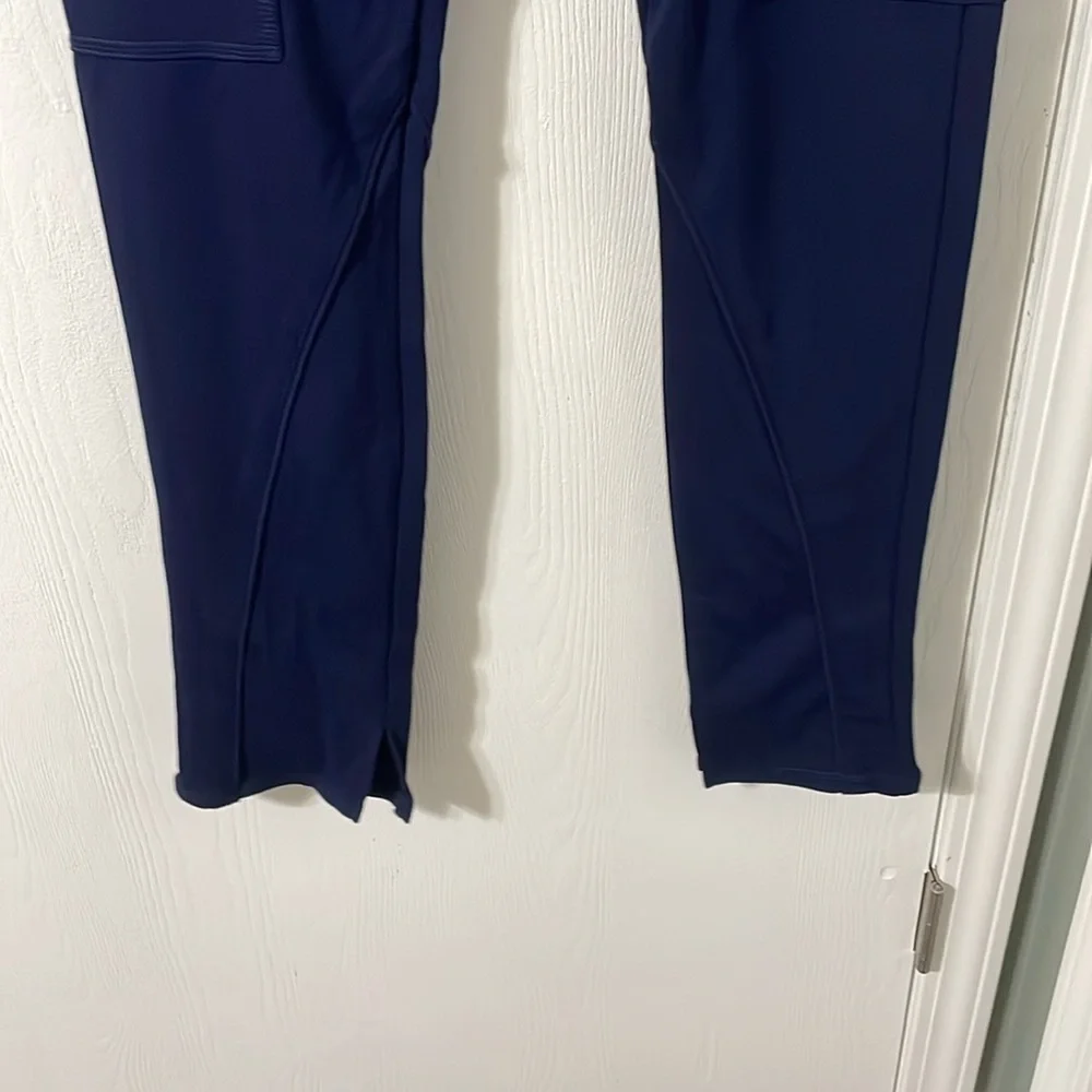 Jaanuu NWT Scrub Navy Legging Pants Size Small Tall - Picture 11 of 13